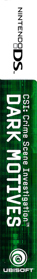 CSI: Dark Motives - Box - Spine