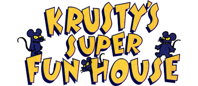 Krusty's Fun House - Clear Logo