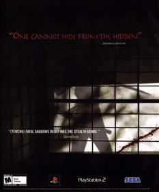 Tenchu: Fatal Shadows - Advertisement Flyer - Front