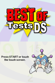 Best of Tests DS - Screenshot - Game Title