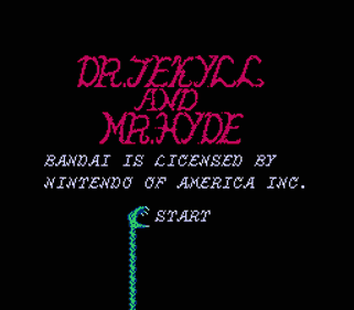 Dr. Jekyll and Mr. Hyde - Screenshot - Game Title Image