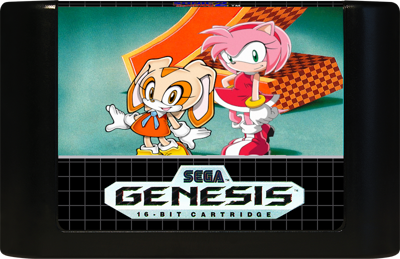 Sonic The Hedgehog 2: Pink Edition - Cart - Front