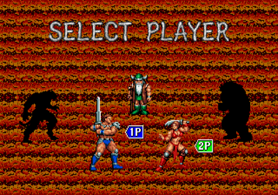 Golden Axe III - Screenshot - Game Select