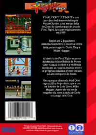 Final Fight MD - Box - Back Image