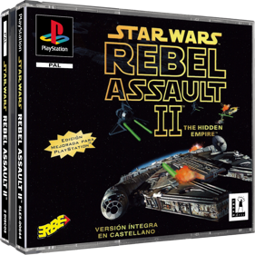Star Wars: Rebel Assault II: The Hidden Empire - Box - 3D Image