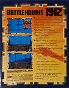 Battlehawks 1942 - Box - Back
