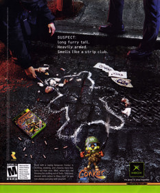 Conker: Live & Reloaded - Advertisement Flyer - Front
