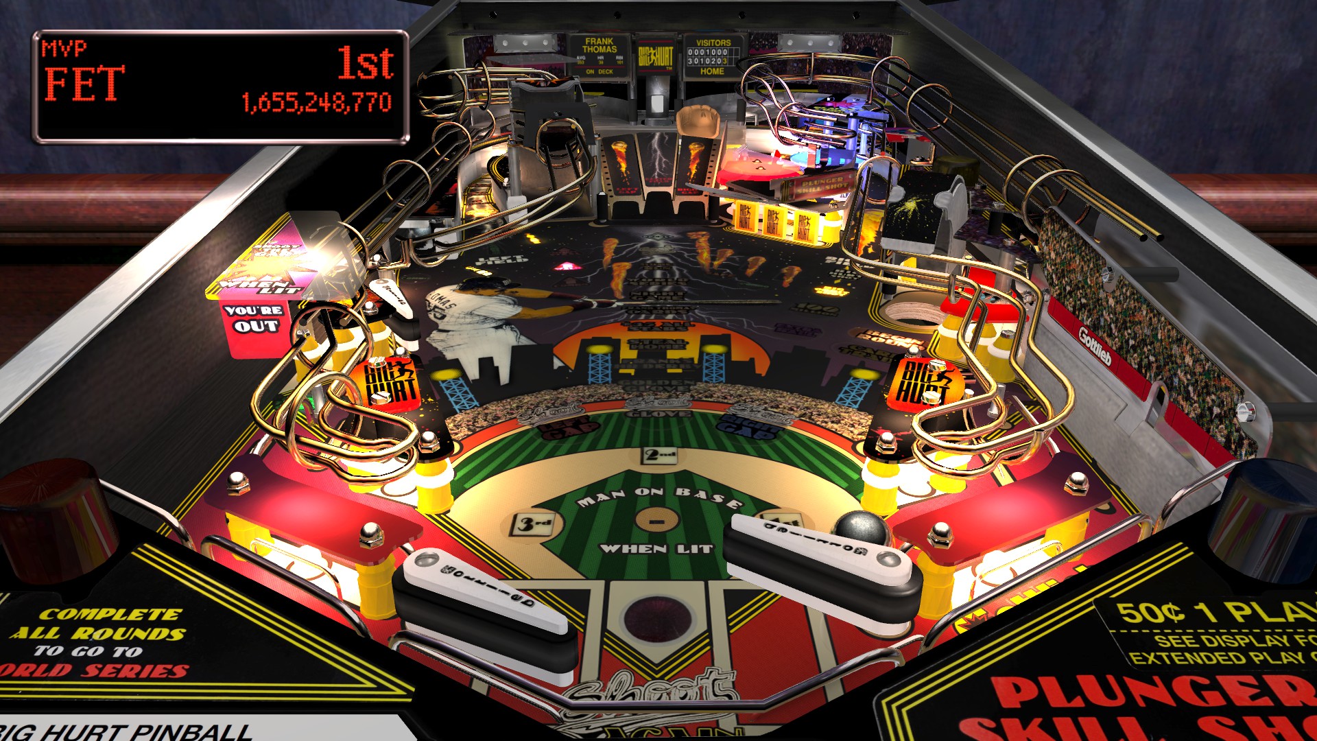 Frank Thomas' Big Hurt: The Pinball Game