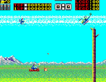 Choplifter - Screenshot - Gameplay