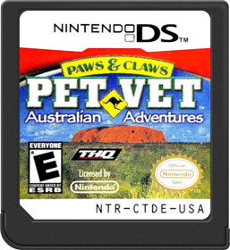 Paws & Claws: Pet Vet: Australian Adventures - Cart - Front Image