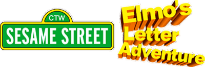 Sesame Street: Elmo's Letter Adventure - Clear Logo Image