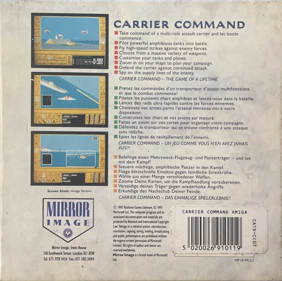 Carrier Command - Box - Back