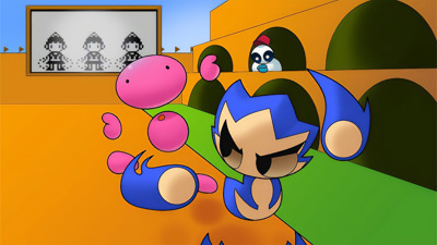 Joy Mech Fight - Fanart - Background