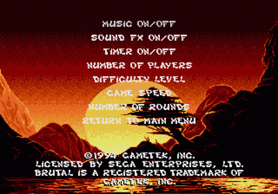 Brutal: Paws of Fury - Screenshot - Game Select Image