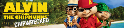 Alvin and the Chipmunks: Chipwrecked - Banner