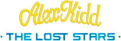 Alex Kidd: The Lost Stars - Clear Logo Image