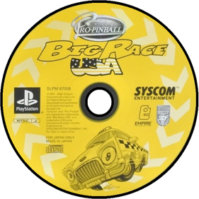 Pro Pinball: Big Race USA - Disc