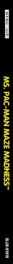Ms. Pac-Man Maze Madness - Box - Spine Image