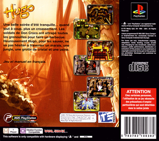 Hugo Frog Fighter - Box - Back Image