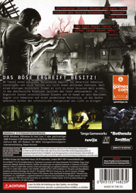 The Evil Within - Box - Back