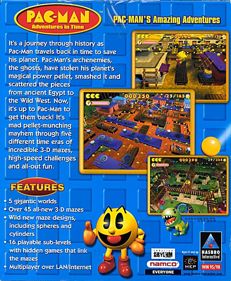 Pac-Man: Adventures in Time - Box - Back