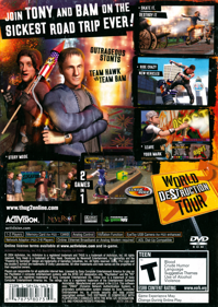 Tony Hawk's Underground 2 - Box - Back