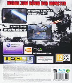 Godzilla - Box - Back