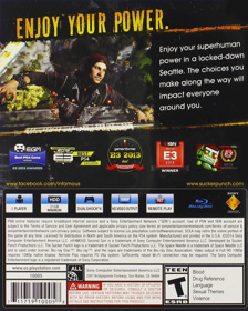 inFAMOUS Second Son - Box - Back