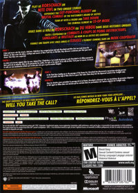 Watchmen: The End Is Nigh: Parts 1 and 2 - Box - Back