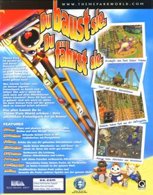 Sim Theme Park - Box - Back