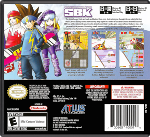 SBK: Snowboard Kids - Box - Back - Reconstructed