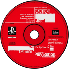 Official UK PlayStation Beat 'Em Up Special - Disc Image