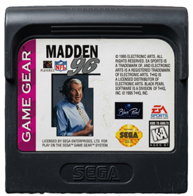 Madden '96 - Cart - Front Image