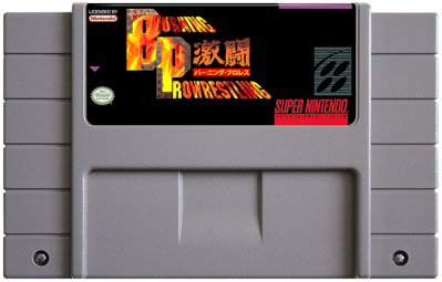 Gekitou Burning Pro Wrestling - Fanart - Cart - Front