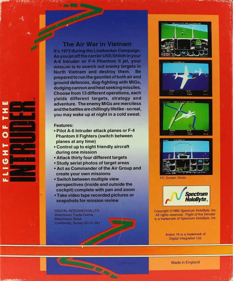 Flight of the Intruder - Box - Back