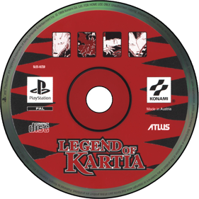 Kartia: The Word of Fate - Disc Image