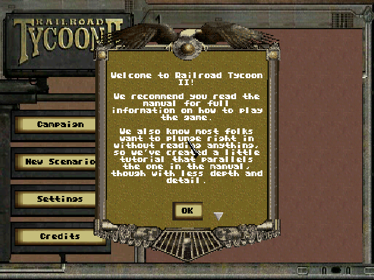 Railroad Tycoon II - Screenshot - Game Select Image