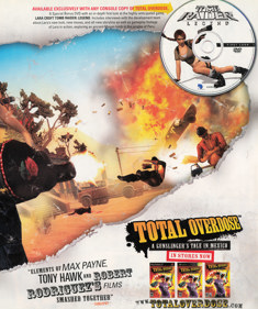 Total Overdose: A Gunslinger's Tale in Mexico - Advertisement Flyer - Front