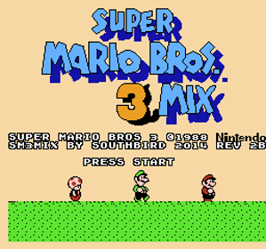 Super Mario Bros. 3mix - Screenshot - Game Title Image