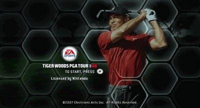 Tiger Woods PGA Tour 08 - Screenshot - Game Title Image
