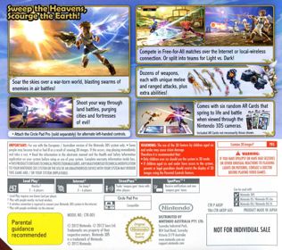 Kid Icarus: Uprising - Box - Back
