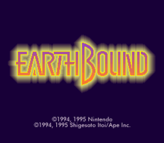 EarthBound - Screenshot - Game Title Image