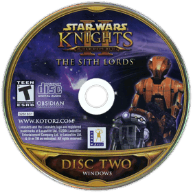 Star Wars: Knights of the Old Republic II: The Sith Lords - Disc