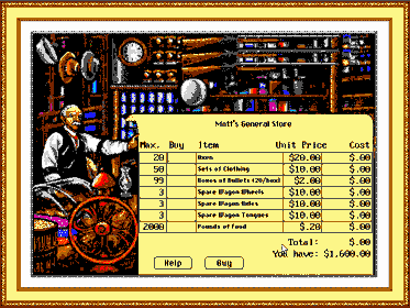 The Oregon Trail Deluxe - Screenshot - Gameplay