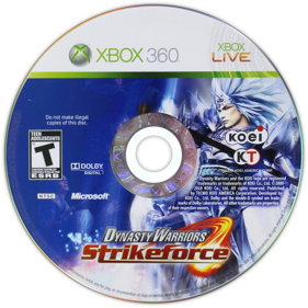 Dynasty Warriors: Strikeforce - Disc