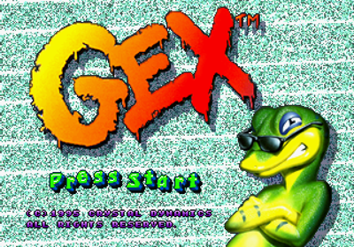 Gex - Screenshot - Game Title Image
