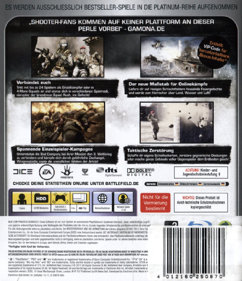 Battlefield: Bad Company 2 - Box - Back