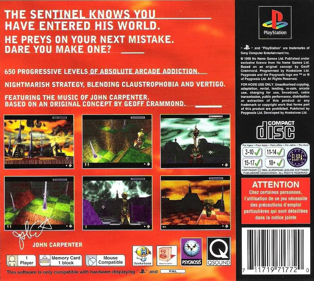 Sentinel Returns - Box - Back Image