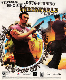 Total Overdose: A Gunslinger's Tale in Mexico - Advertisement Flyer - Front