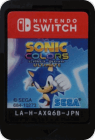 Sonic Colors: Ultimate - Cart - Front